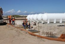 Toxic residues from seawater desalination. water